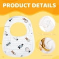Qweryboo 10Packs Muslin Baby Bibs, Drool Bibs, Baby Bibs for Infants