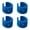 Blue, variant on LICEWO 4lots Rubber Shield Guard Bike Forks Shock Absorbers Extend Component Life