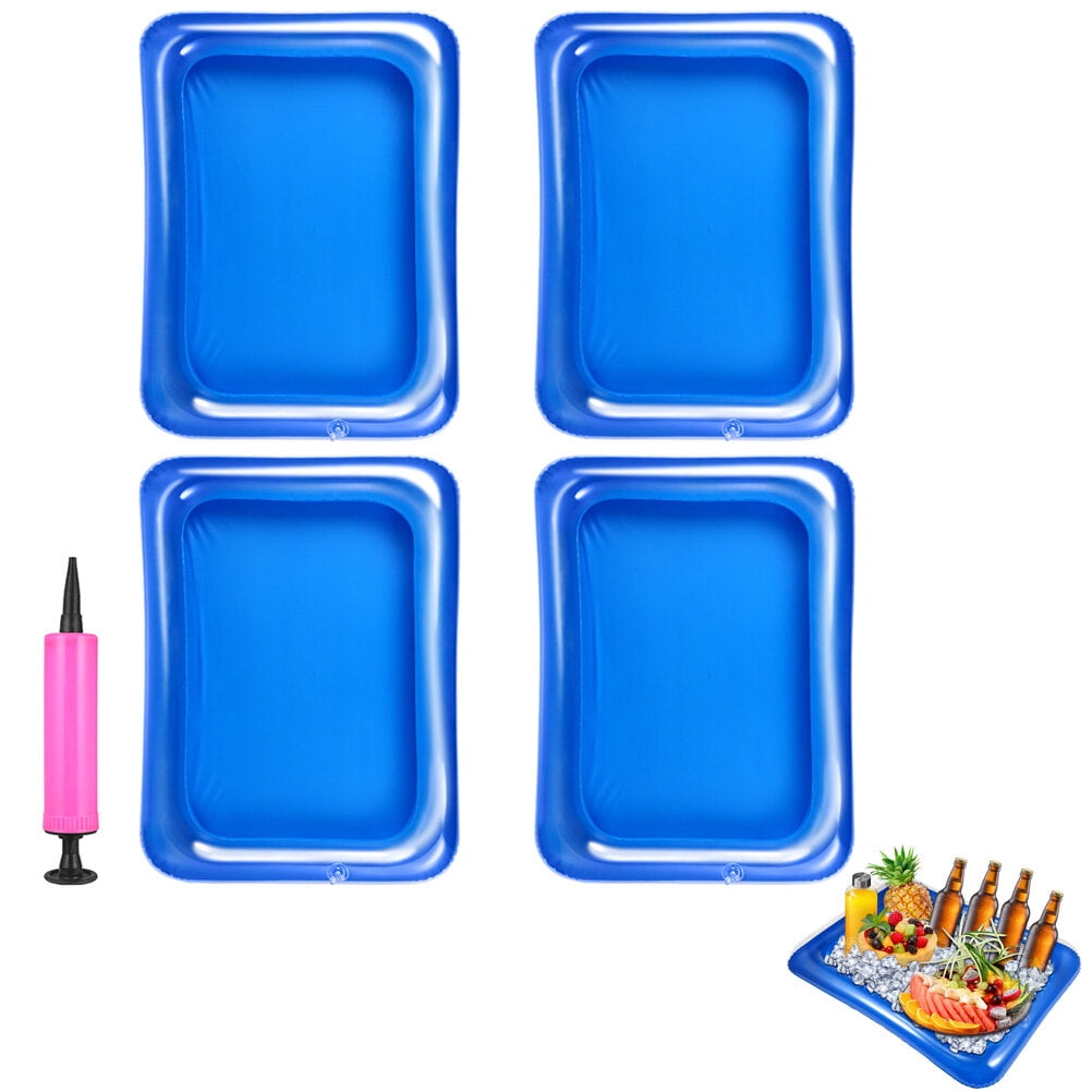 1 Set of Inflatable Cooler Tray Ice Serving Bars Food Drink Buffet
