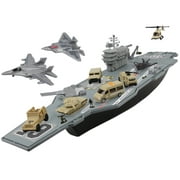 Daron Aircraft Carrier BP96243 Playset w/ 3 Planes and Vehicles