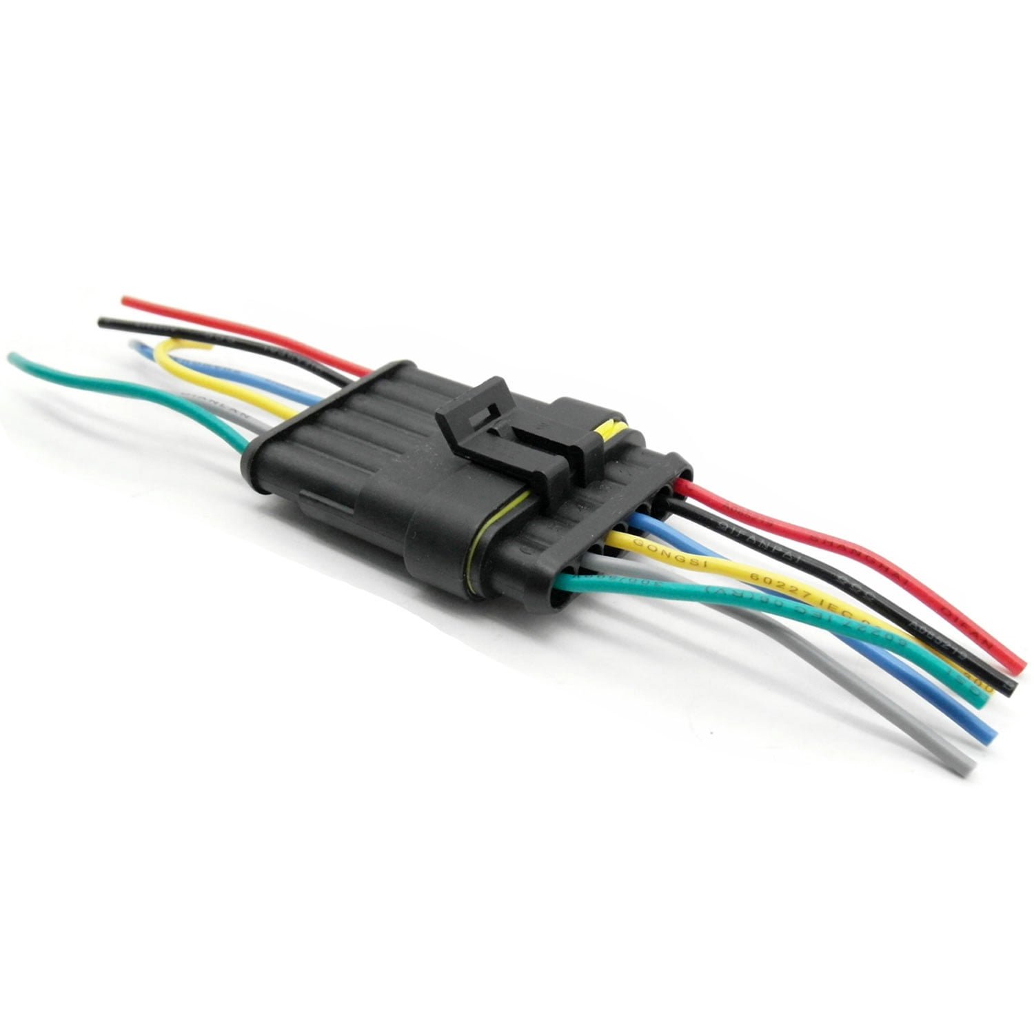 2 Pin /× 5, 3 Pin /× 5, 4 Pin /× 5 Plug for Auto Motorcycle Scooter Truck Marine Plug Socket Kit Waterproof Electrical Terminal 15 Kit Car Wire Connector