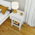 thumbnail image 5 of Max & Lily Nightstand with Cubby Shelf, Solid Wood Bedside Table, Side Table for Bedroom, 5 of 8