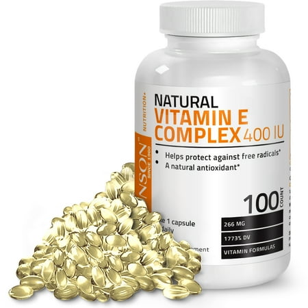 - Bronson Natural Vitamin E Complex 400 I.U. (D-alpha Tocopherol)
