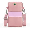 thumbnail image 5 of Lohol Lightweight Small Crossbody bags Cell Phone Purses Travel Pouch Shoulder Bag for Women（Pink）, 5 of 7