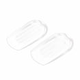 thumbnail image 1 of Clear Gel Heel Cups Non Rippled Insoles Foot Care Protector for High Heel Shoes Size S, 1 of 8