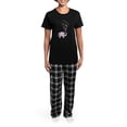 thumbnail image 4 of CafePress - Cute Elephant Pajamas - Women's Short Sleeve Print T-Shirt and Pants Dark Cotton Pajama Set, 4 of 7