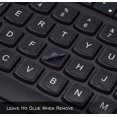 thumbnail image 4 of 2 pegatinas universales para teclado inglés con pinzas, pegatinas para teclado, fondo negro con letras blancas, letras de teclado, pegatinas de repuesto para PC, portátil, computadora de escritorio, t, 4 of 5