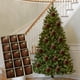 thumbnail image 3 of Lekihaqq Flocked Velvet Christmas Balls Ornaments，Premium Plastic Holiday Tree Decorations，Festive Xmas Hanging Balls，Elegant Christmas Decorative Ornaments，Winter Holiday Party Decor, 3 of 8