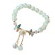 thumbnail image 1 of Pulsera de cristal de la flor de los cabritos con la joyería fina ajustable de cristal para las muchachas, 1 of 6