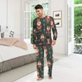 thumbnail image 3 of Matching Pajamas for Couples Christmas Nutcracker His and Hers Pajamas Sets Soft Long Sleeve Sleepwea, 3 of 8