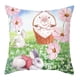 thumbnail image 5 of 6CM Funda de almohada de Pascua de 45x45cm, funda de almohada cuadrada suave y cómoda, 5 of 5