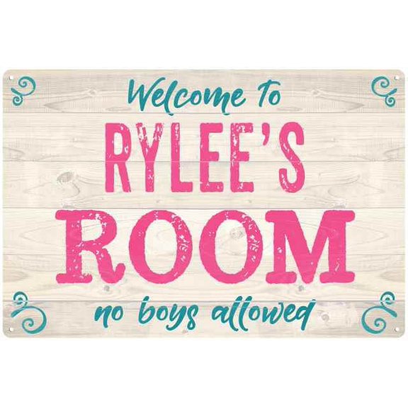 RYLEE'S Room Kids Bedroom Sign Gift 8x12 Metal Sign 108120089104