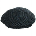 thumbnail image 2 of Stravalley Donegal Tweed Wool Ivy Cap - M - Blue, 2 of 5