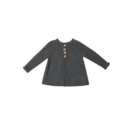 

JBEELATE Toddler Kid Girls Clothes Long Sleeve Button Knitted Sweater Cardigan Outwear