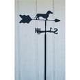 thumbnail image 1 of The Lazy Scroll dachin Dachshund Garden Mount Weathervane, 1 of 1
