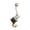 colorful, variant on Porch Goose Statue, White Goose Figurine for Indoor Outdoor Decor, Garden Sculptures & Statues for Front Porch Patio Yard