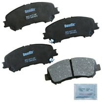 Bendix Brakes Disc Brake Pad Set Fits select: 2014-2017 NISSAN ROGUE, 2018 NISSAN ROGUE S/SL/SV
