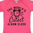 thumbnail image 4 of Inktastic The Worlds Cutest Alarm Clock Boys or Girls Baby Bodysuit, 4 of 5