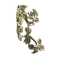 thumbnail image 1 of Pendiente de cartílago con clip para la oreja, pendiente sin perforación, diseño hueco, pendiente con clip para cartílago para mujeres, adolescentes y Bronce Dorado Derecho Yinane Puños de oreja, 1 of 8