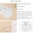 thumbnail image 3 of YooGuoGuo Fake Collar Detachable Blouse Dickey Collar Half Shirts Faux False Collar for Women & Girls Favors, 3 of 7