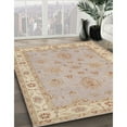 thumbnail image 3 of Ahgly Company Machine Washable Indoor Rectangle Traditional Brown Area Rugs, 8' x 10', 3 of 7