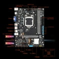 thumbnail image 4 of Placa base de escritorio, base placa de computadora dual canal ddr4 lga 1151 m atx gigabit network 3 fase de potencia para actualización, 4 of 7