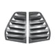 thumbnail image 1 of 2 pegatinas triangulares para ventana trasera, prácticas decoraciones para persianas de golf. Patrón de fibra de carbono, 1 of 9