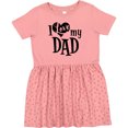 thumbnail image 3 of Inktastic I Love My Dad Girls Toddler Dress, 3 of 5