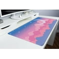 thumbnail image 6 of Cute Clouds Desk Mat Kawaii Desk Pad Gaming Mouse Pad Large Blue Sky Deskmat XXL Mousepad, Pink Purple Keyboard Mouse Mat Computer Mat for Desk, Kawaii Desk Decor for Women Girls 31.5X15.7 in, 6 of 6
