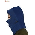 thumbnail image 2 of Spencer Women Men Windproof Warm Fleece Hat & Scarf Balaclava Hood Ski Full Face Mask Neck Warmer Cold Weather Headwear for Snowboard Winter Sports "Navy", 2 of 7