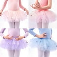 thumbnail image 2 of Toddler Girls Layered Tutu Skirt Sparkling Sequin Tulle Dance Skirts, 2 of 6