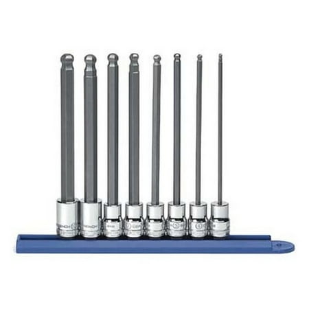 

Gearwrench 80573 8 piece 3/8 Drive Metric Ball Hex Bit Socket Set