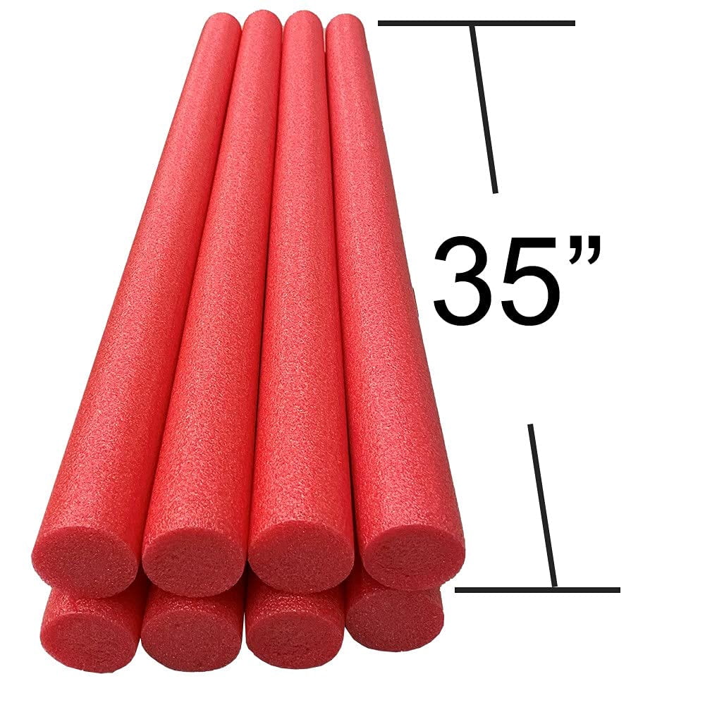 Oodles of Noodles 2 inch x 35 Inch Craft foam. (Red)