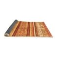 thumbnail image 2 of Ahgly Company Indoor Rectangle Abstract Orange Modern Area Rugs, 3' x 5', 2 of 4