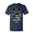 thumbnail image 1 of Tee Hunt Ford Pickup Trucks F-150 T-Shirt Offroad Country Built Tough 4X4 Mens Shirt, Navy Blue, XX-Large, 1 of 5