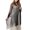 Black, variant on Women's Long Cape Summer Scarf Cozy Elegant Pashmina Fashion Soft Fall Thin Knitted Fringe Casual Light Cream One Size