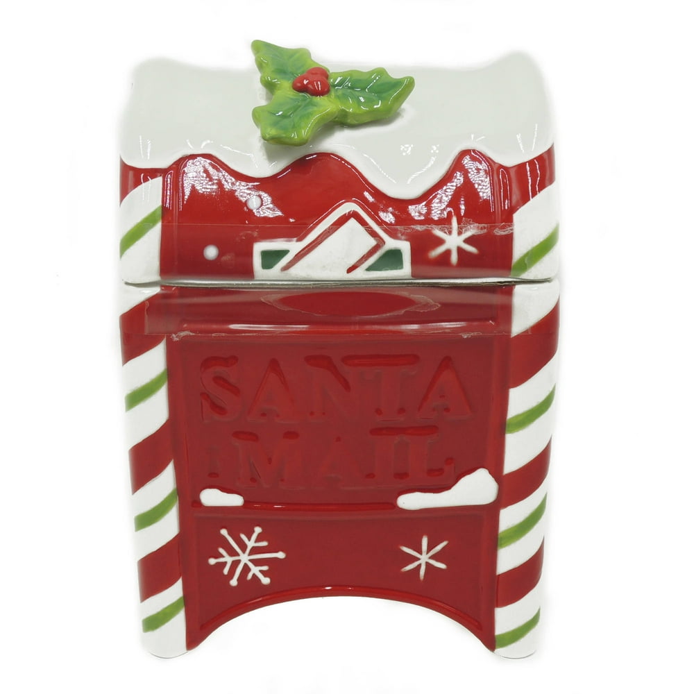 Holiday Time Mail Box Cookie Jar