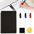 thumbnail image 2 of Dusknt A5 Writing Board Can Be Erased, Notebook,Portable Board Portable White Board Small Board Foldable Erasable Repeatable A5 for Home School Study Meeting 24Ml, 2 of 9