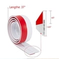 thumbnail image 3 of Bxaolu 1-Pack Door Draft Stopper, Under Door Sweep for Exterior & Interior Doors, Weather Stripping Door Seal, Garage Window Blocker Noise Cold Air Insulation, Draft Guard 2" W x 39" L, Gray, 3 of 8