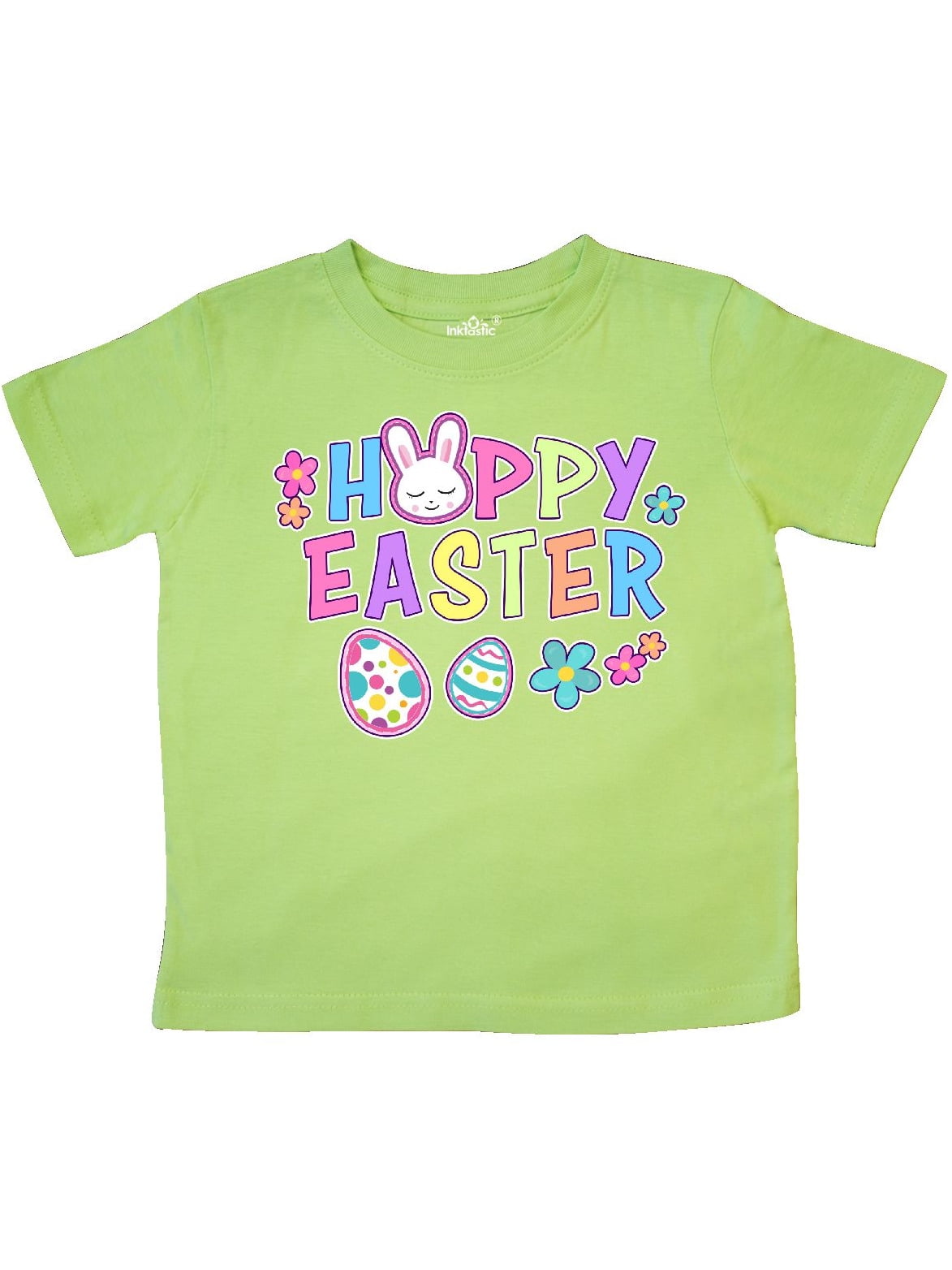 inktastic My Granma Loves Me with Bunny and Easter Eggs Baby T-Shirt