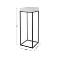 thumbnail image 6 of Uttermost Gambia Modern Marble and Steel Plant Stand in Aged Black, 6 of 7