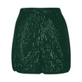 thumbnail image 7 of REALiKUN Women's Low Waist Sequin Micro Shorts, Sparkly Party Bottoms for Mardi Gras, Concerts & Night Out, 7 of 7