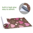 thumbnail image 5 of 44"x10" Skateboard Grip Tape Protector Sheets Nonslip Protection Griptape Sheet for Outdoor Sports Pink and Brown Hearts Pattern, 5 of 7