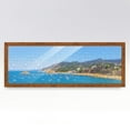thumbnail image 3 of 32x16 Light Brown Veneer Real Wood Picture Frame Width 1.25 inches | Interior Frame Depth 0.5, 3 of 8