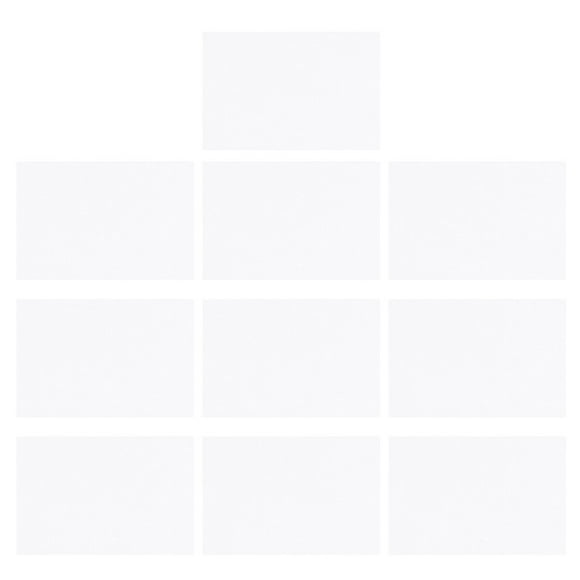 10 Pcs Thicken Cotton Drawing Board Thicken Art Painting Board Artist Paper Board Oil Paint Sketchpad (White, 4x6inch)