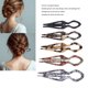 thumbnail image 3 of Horquillas Francesas Para El Pelo, Pinzas Para El Pelo Francesas En Forma De U Para Mujer, Accesorios Elegantes De Doble Ranura Para Mujer, Adecuados Para Todo Tipo, 3 of 7
