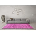 thumbnail image 3 of Ahgly Company Indoor Rectangle Abstract Pink Modern Area Rugs, 2' x 4', 3 of 4