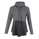 thumbnail image 1 of Sudadera Sunnimix con cuello en color para mujer Blanco S, 1 of 8