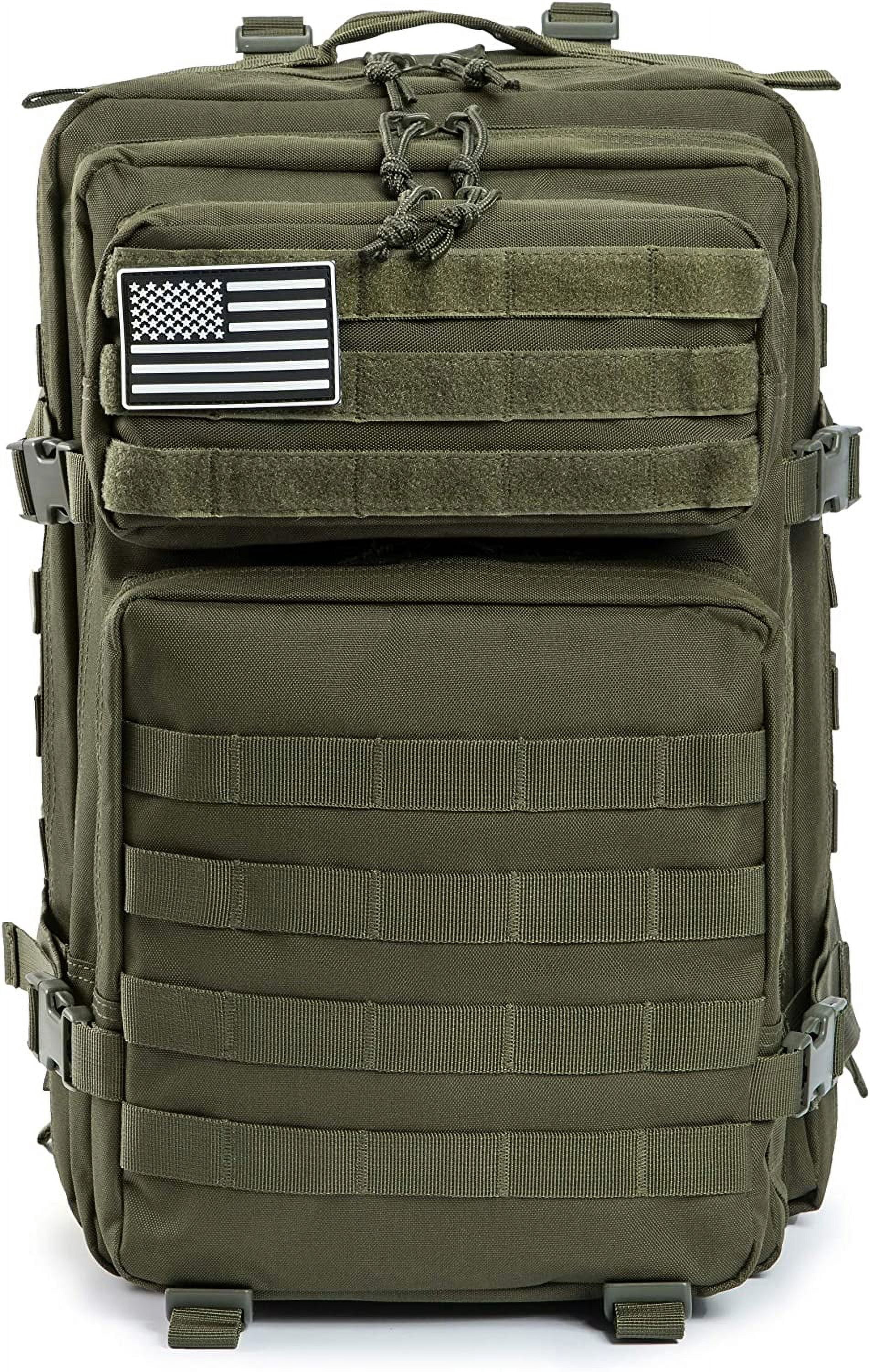 RIBONGZ 50L Camping Backpack Large Multifunction Outdoor Sport Rucksack Molle Bag Backpacks