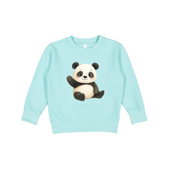 Inktastic Cute Panda Bear Toddler Sweatshirt